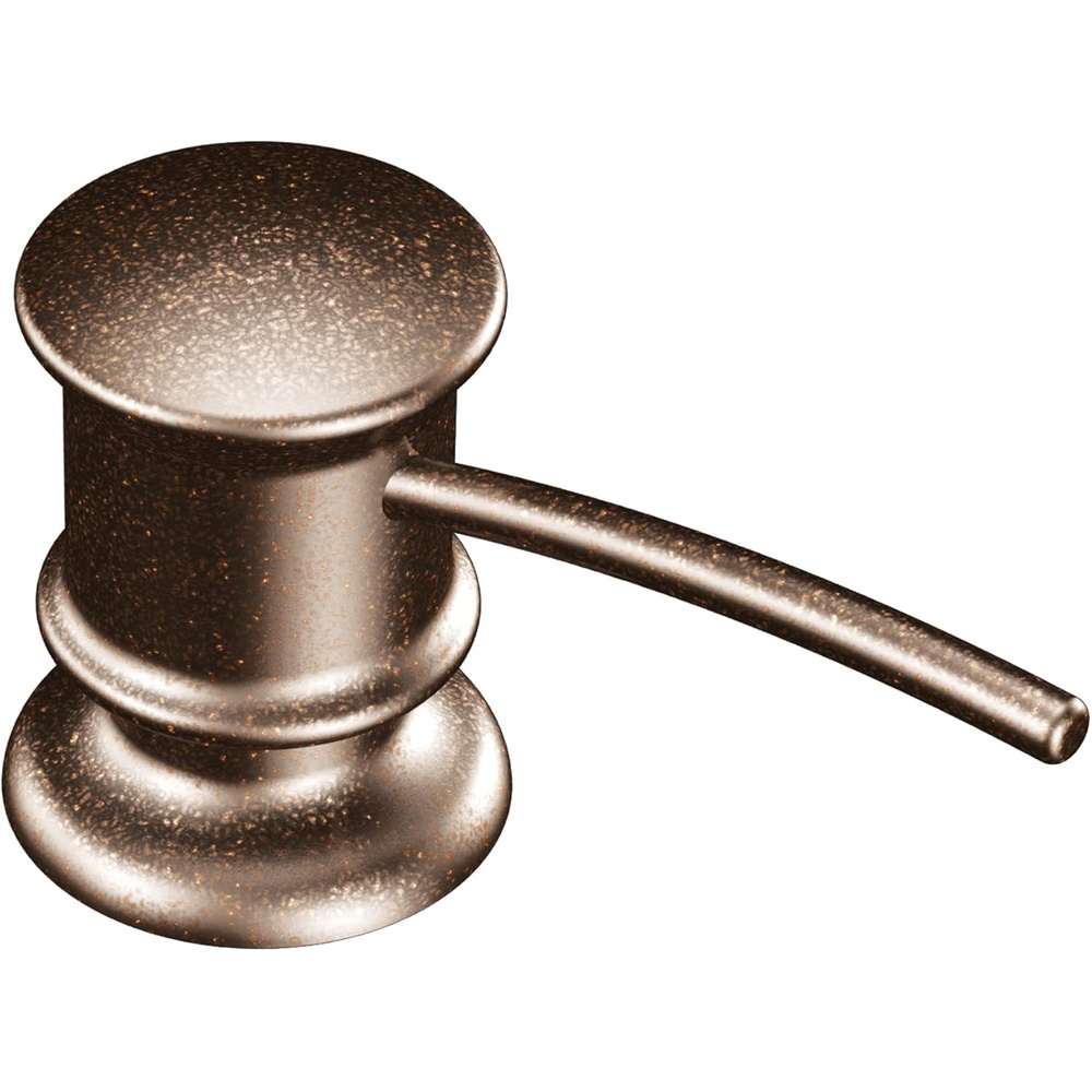 image:imageMoen 3944ORB Deck Mounted Kitchen Soap Dispenser with Above the Sink Refillable Bottle Oil Rubbed Bronze