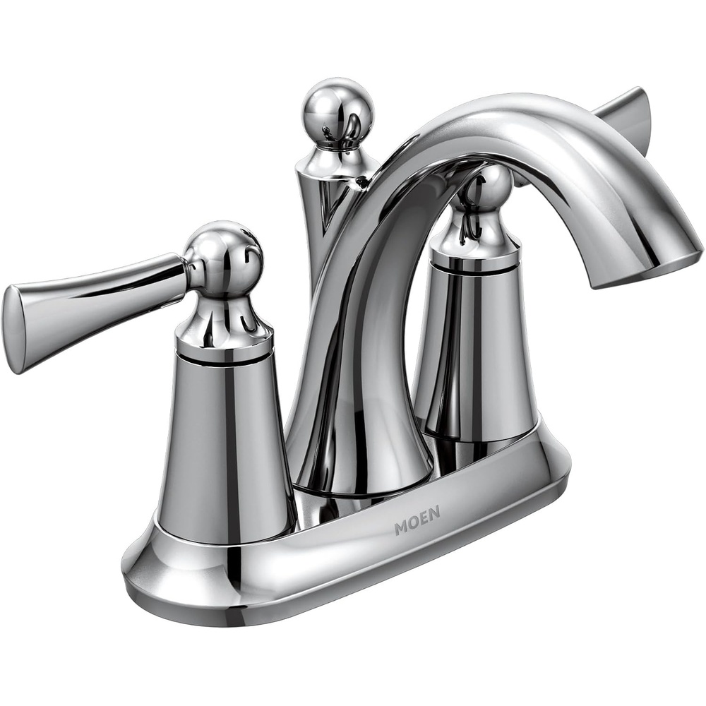 image:imageMoen 4505 Chrome TwoHandle Bathroom Faucet 550 x 813 x 1013 inchesChrome