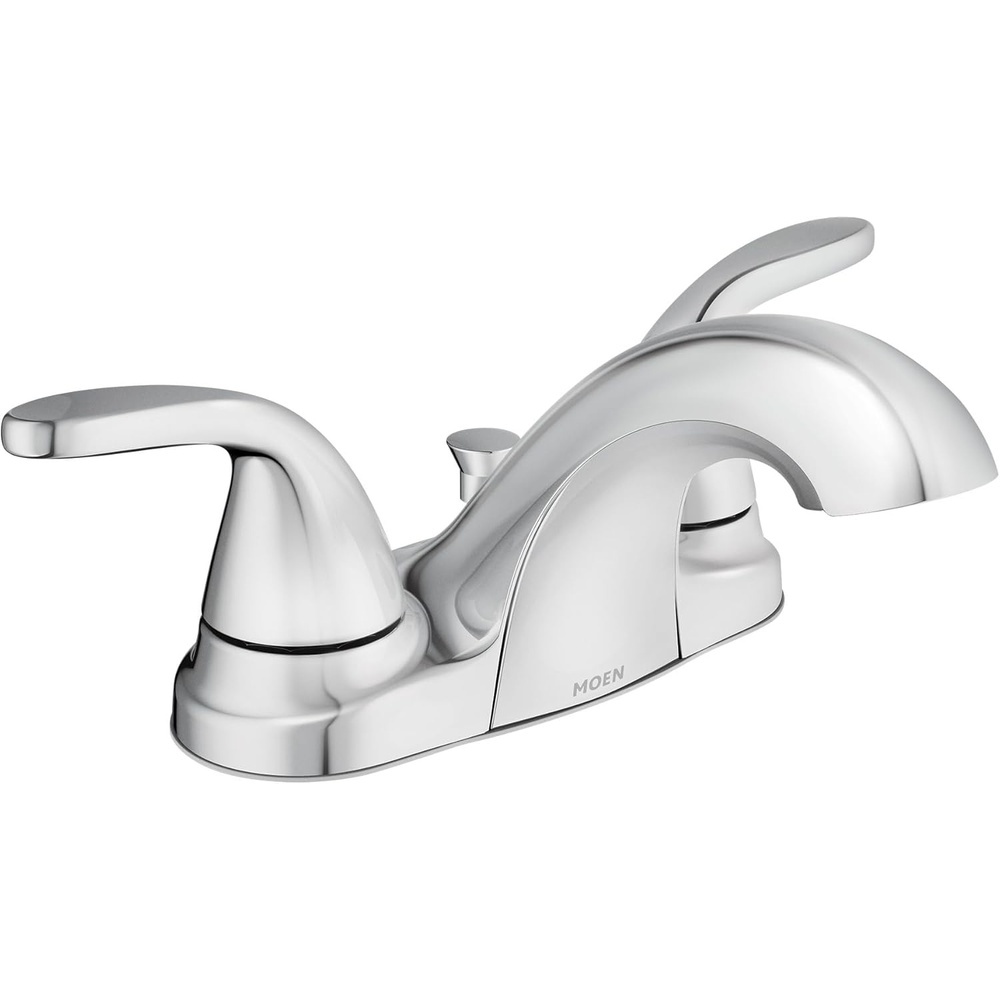 image:imageMoen 84603 Adler Chrome Two Handle Bathroom Faucet 4 in Centerset 2