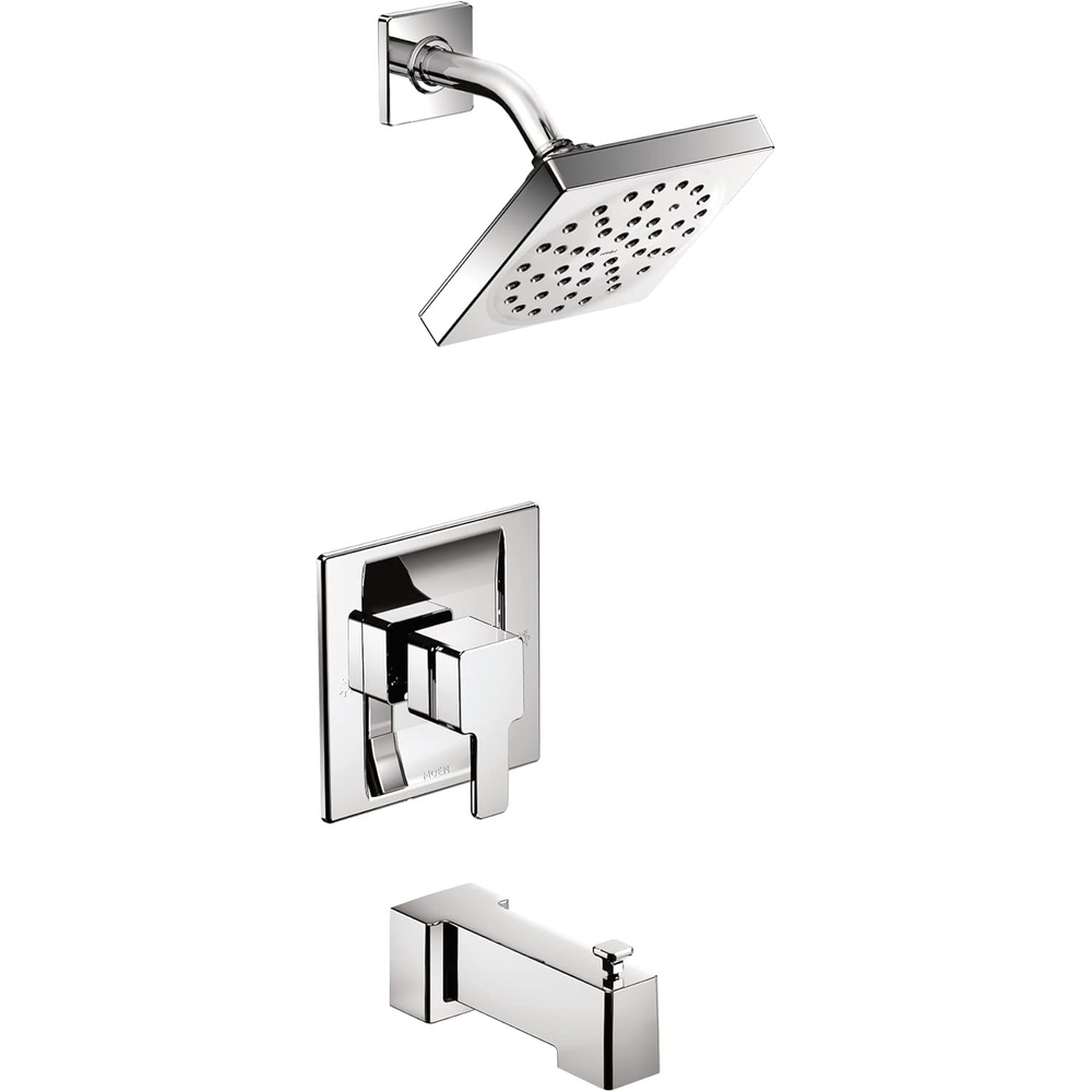 image:imageMoen 90 Degree Chrome PosiTemp Tub and Shower Trim Kit without Valve TS2713