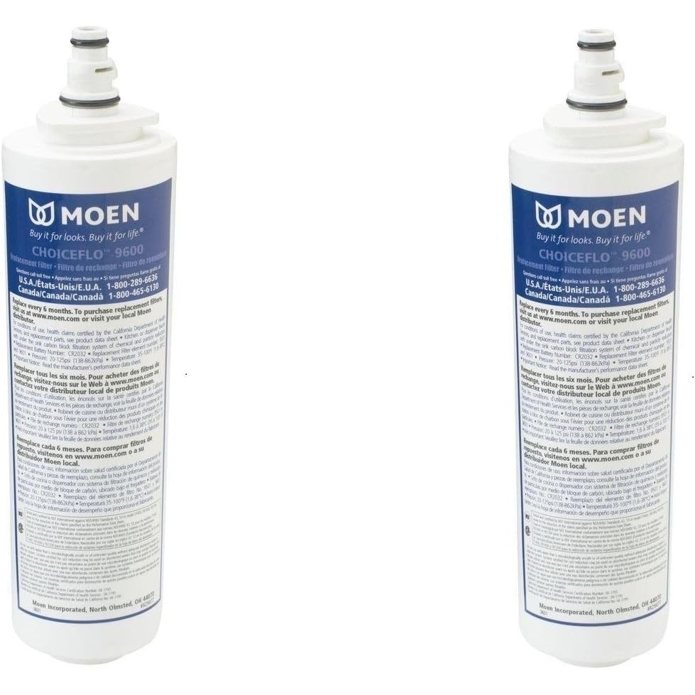 image:imageMoen 9601 ChoiceFlo Replacement Water Filter Compatible with Moen Sip Filtered Kitchen Faucets2