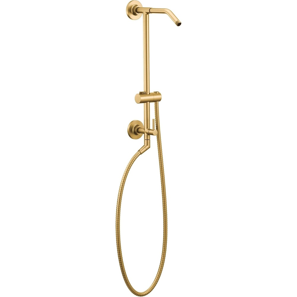 image:imageMoen Annex Chrome Shower Slidebar and Shower Hose System Trim Valve Required TS3661NHBrushed Gold