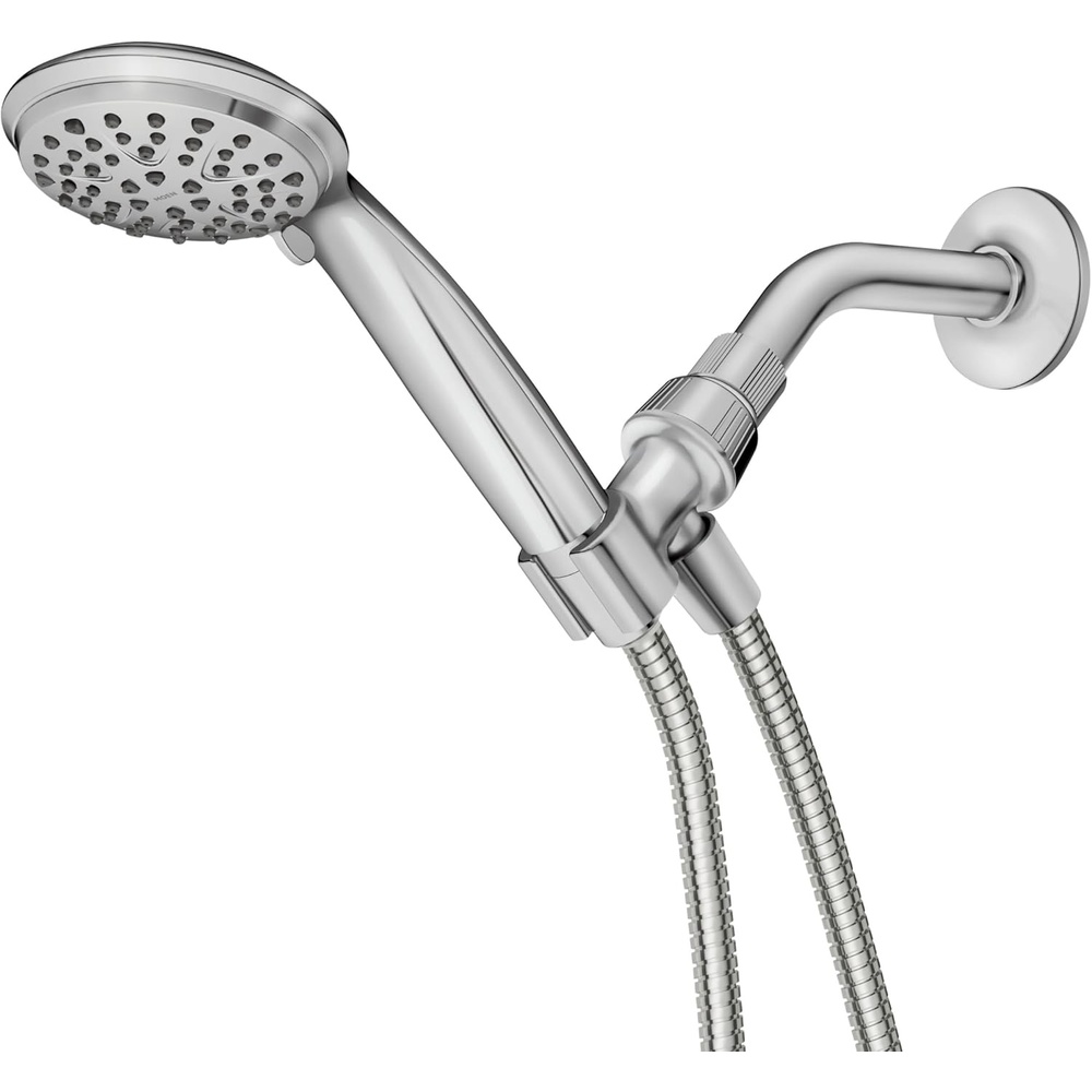image:imageMoen Attune Shower Head with Handheld Sprayer 6 Shower Head Spray Settings Chrome Finish 218H0Chrome