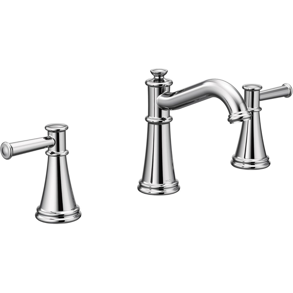 image:imageMoen Belfield Chrome TwoHandle 8Inch Widespread Bathroom Faucet Trim Kit Valve Required T6405Chrome