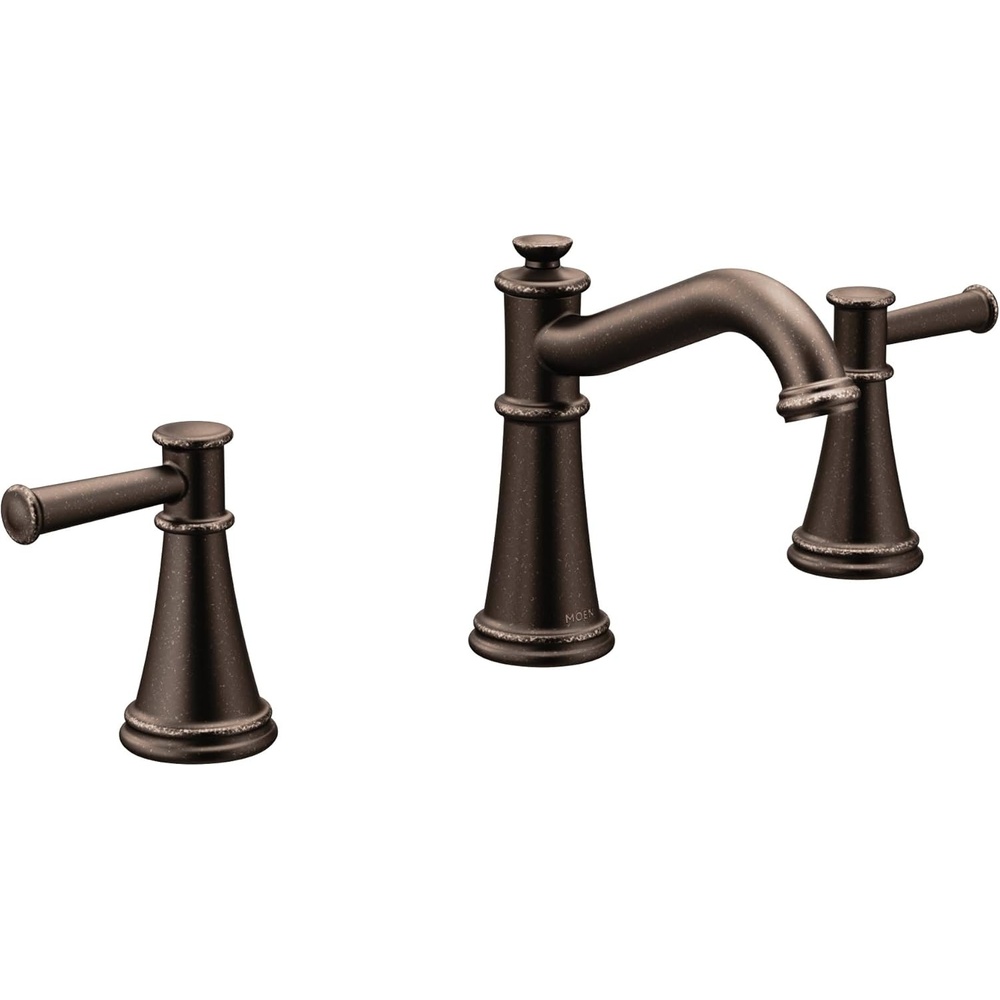 image:imageMoen Belfield Chrome TwoHandle 8Inch Widespread Bathroom Faucet Trim Kit Valve Required T6405Oil Rubbed Bronze