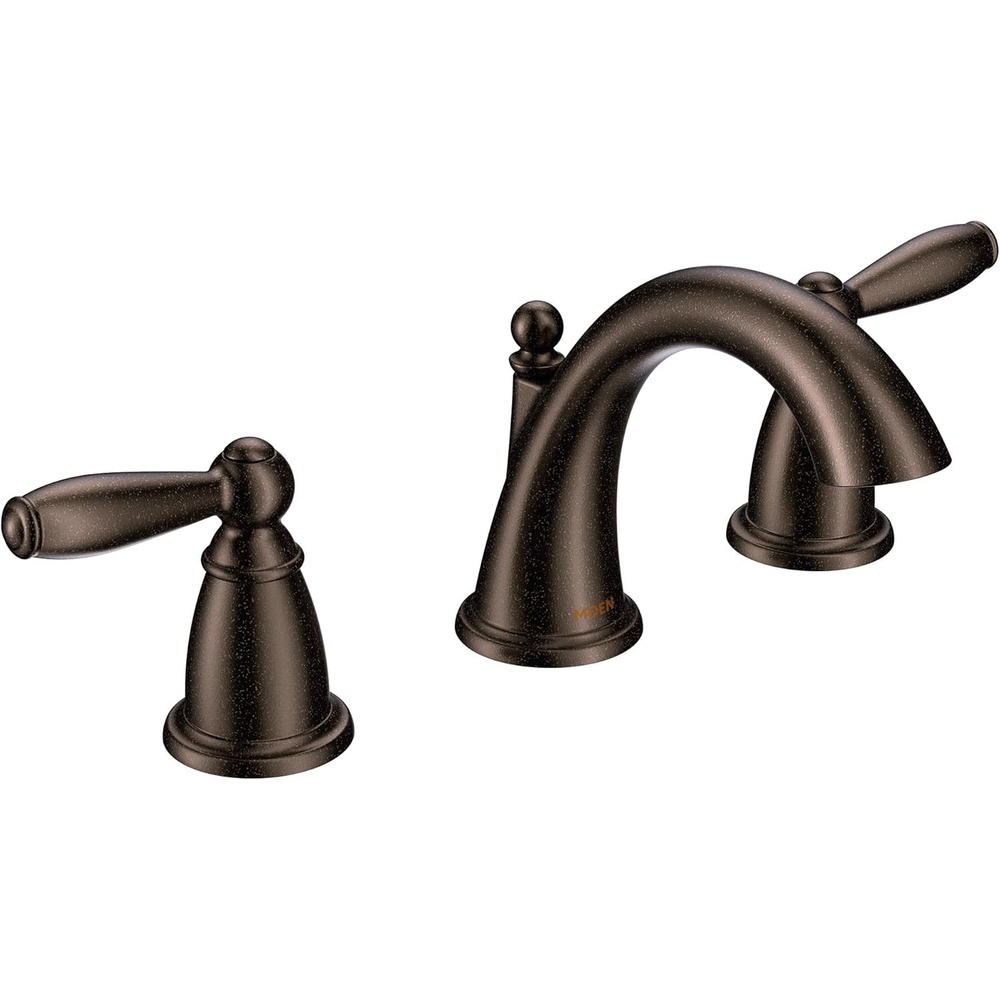 image:imageMoen Brantford Brushed Nickel TwoHandle Widespread Bathroom Sink Faucet Trim Kit Traditional Bathroom Faucet for Three Hole Bath Sinks Valve Required T6620BNOil Rubbed Bronze