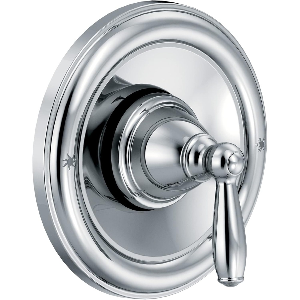 image:imageMoen Brantford Chrome PosiTemp Pressure Balancing Traditional Tub and Shower Lever Handle Valve Required T2151Chrome