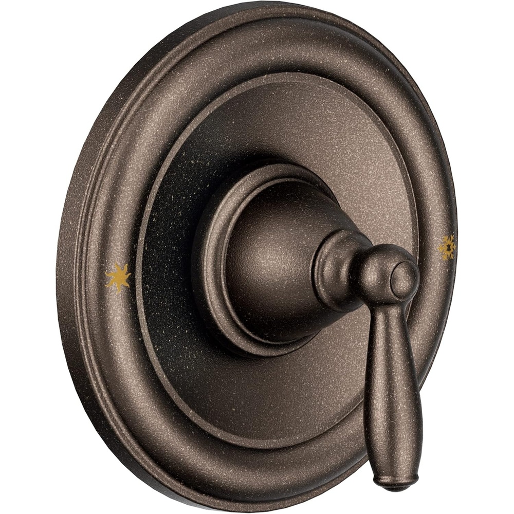 image:imageMoen Brantford Tub and Shower Trim Kit Valve Required T2151ORB Tub and shower trim kit PosiTemp control Traditional design Oilrubbed bronze finish Valve requiredOil Rubbed Bronze