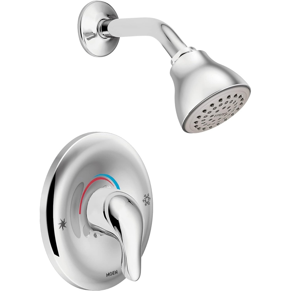 image:imageMoen Chateau Chrome Single Handle PosiTemp Shower Faucet Valve Included L23525 Pack of 6