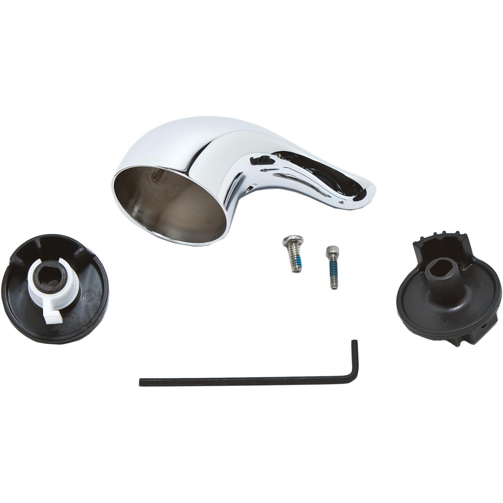 image:imageMoen Chrome Metal Replacement Lever Shower Handle Kit for Single Handle Tub and Shower Faucets 100657