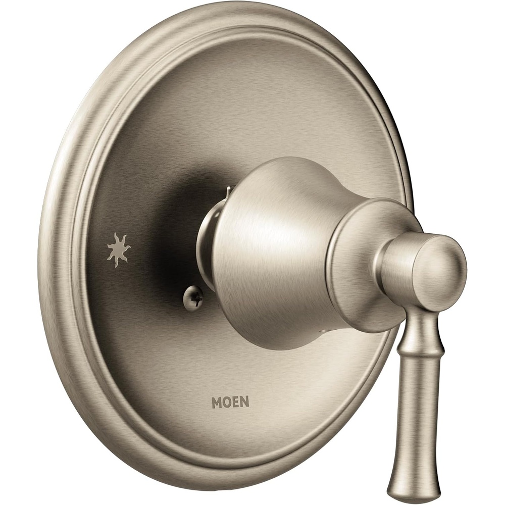 image:imageMoen Dartmoor Chrome 1Handle PosiTemp Pressure Balancing Valve Trim Kit Valve Required T2181Brushed Nickel