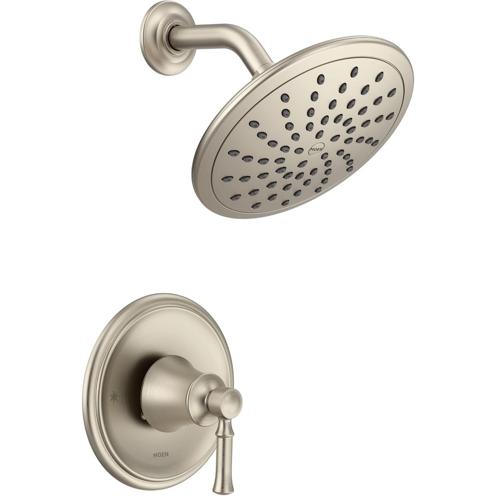image:imageMoen Dartmoor Oil Rubbed Bronze Shower Only System with Rainshower Showerhead without Valve T2282EPORBBrushed Nickel