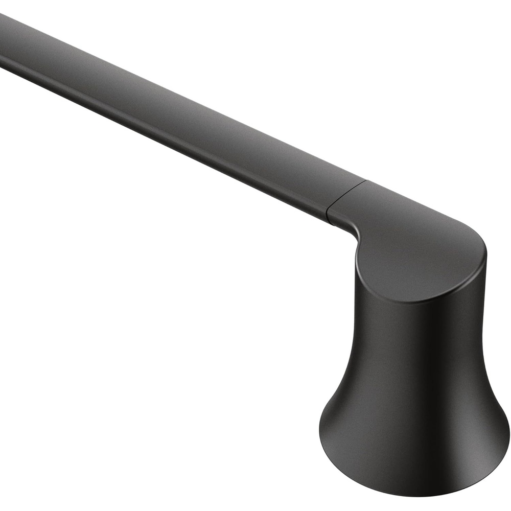 image:imageMoen Doux Matte Black 24Inch Single Towel Bar YB0224BLMatte Black