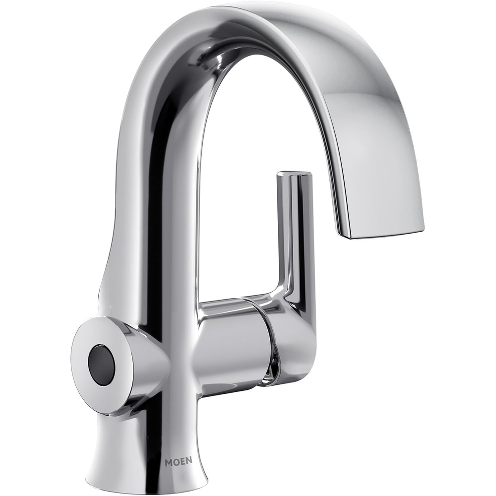 image:imageMoen Doux Matte Black Motionsense Wave Touchless Single Handle Bathroom Sink Faucet S6910EWBLChrome