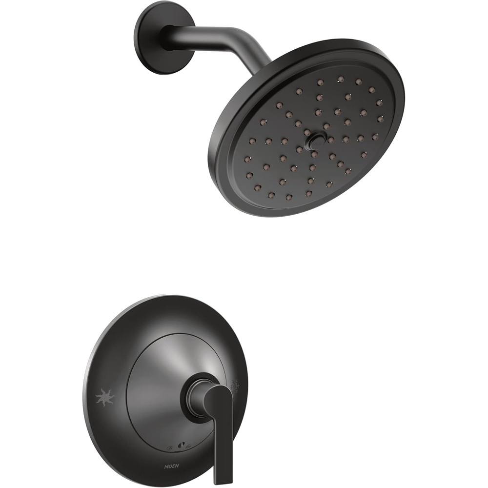 image:imageMoen Doux Matte Black PosiTemp Shower Only Kit Valve Required TS2202BLMatte Black