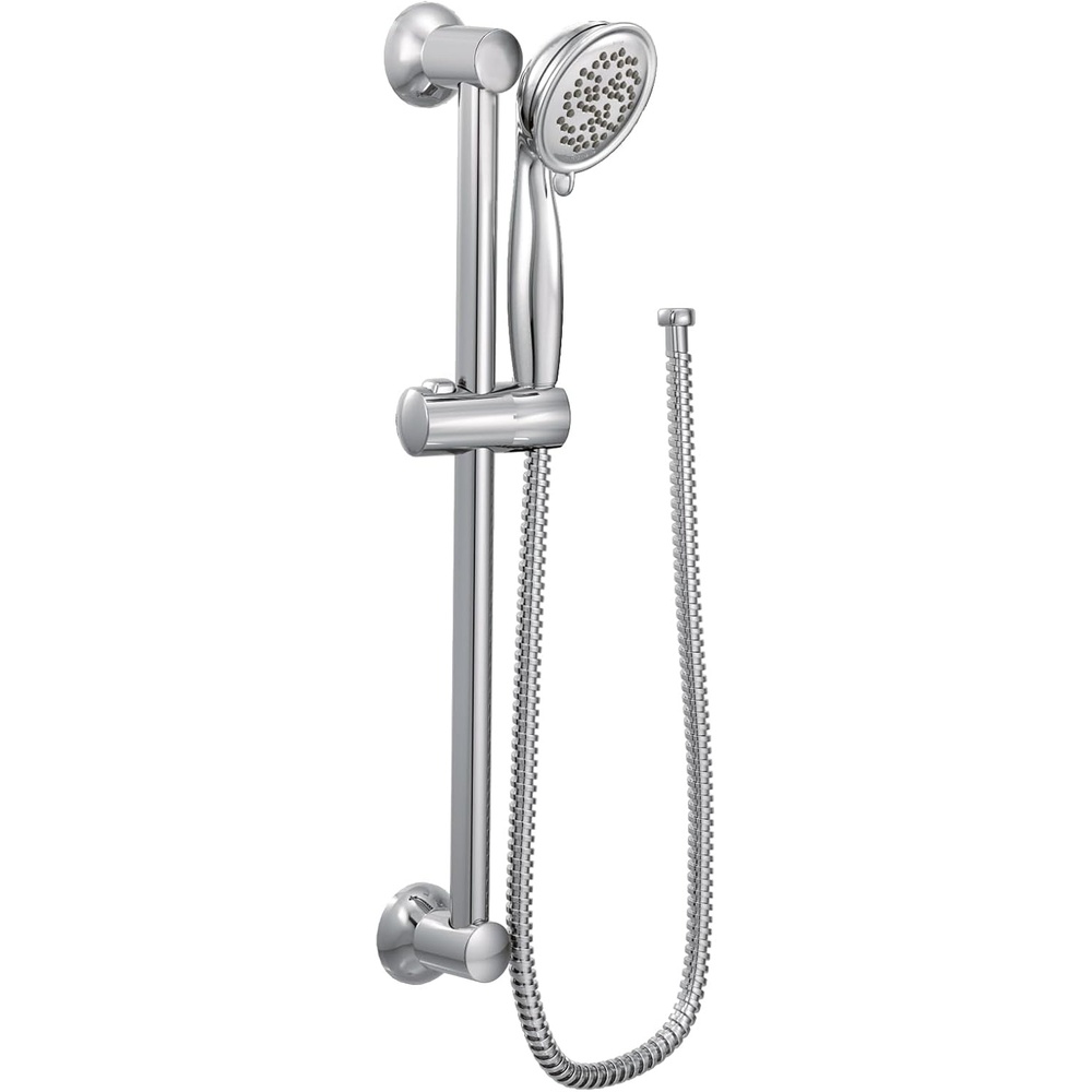 image:imageMoen Envi Chrome EcoPerformance Handheld Shower with 30 Slide Bar 3863EP