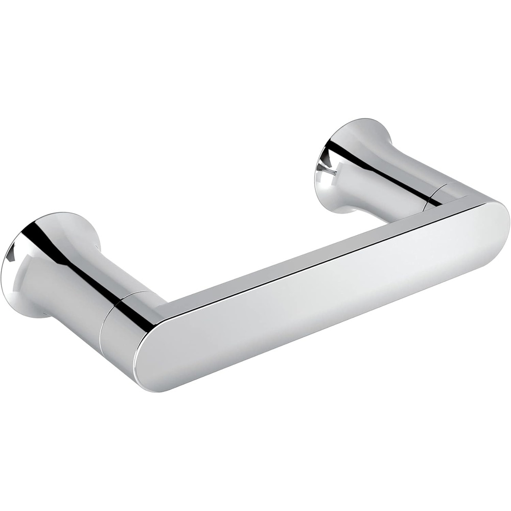 image:imageMoen Genta LX Brushed Nickel Modern Wall Mount Pivoting Toilet Paper Holder Modern Toilet Roll Holder for Bathroom BH3808BNChrome