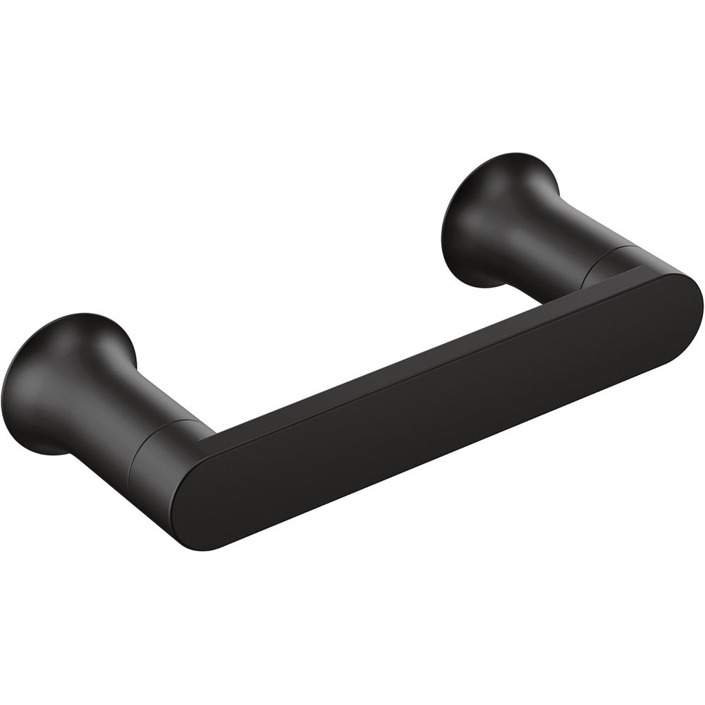 image:imageMoen Genta LX Brushed Nickel Modern Wall Mount Pivoting Toilet Paper Holder Modern Toilet Roll Holder for Bathroom BH3808BNMatte Black