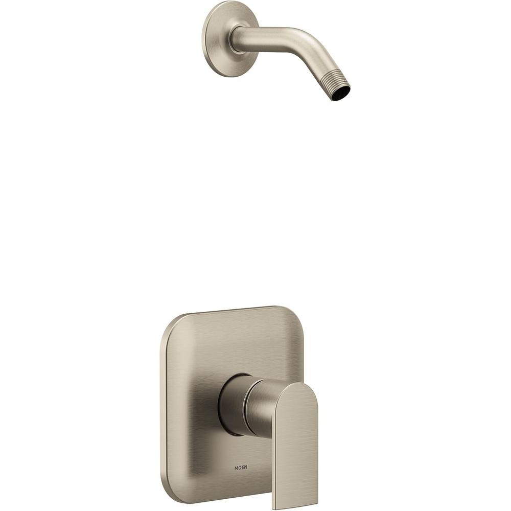 image:imageMoen Genta LX MCORE 2Series Shower Trim Kit with Handle Arm Valve and Showerhead Required Brushed Nickel UT2472NHBNBrushed Nickel