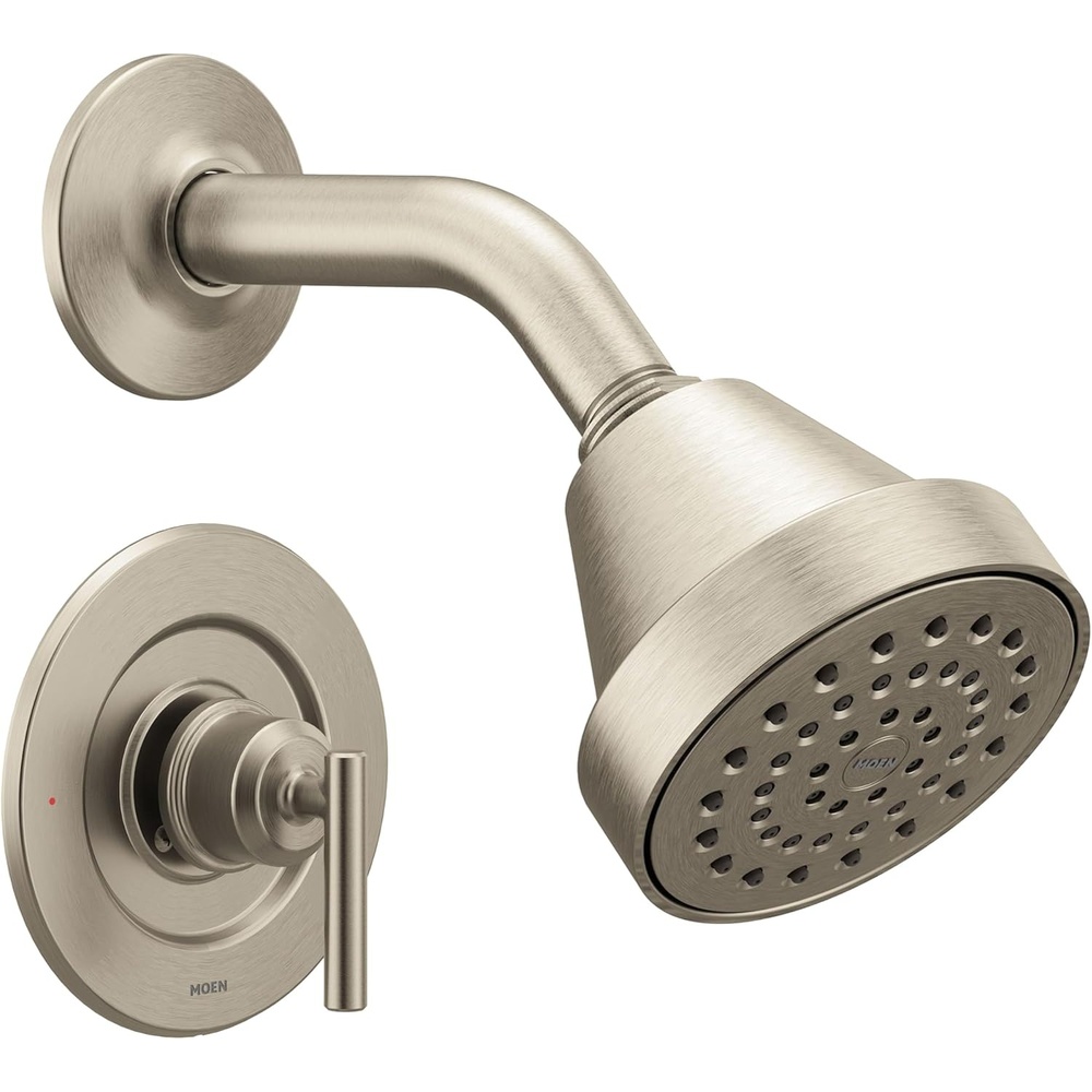 image:imageMoen Gibson Chrome PosiTemp Pressure Balancing EcoPerformance Modern Shower Trim Valve Required T2902EPBrushed Nickel