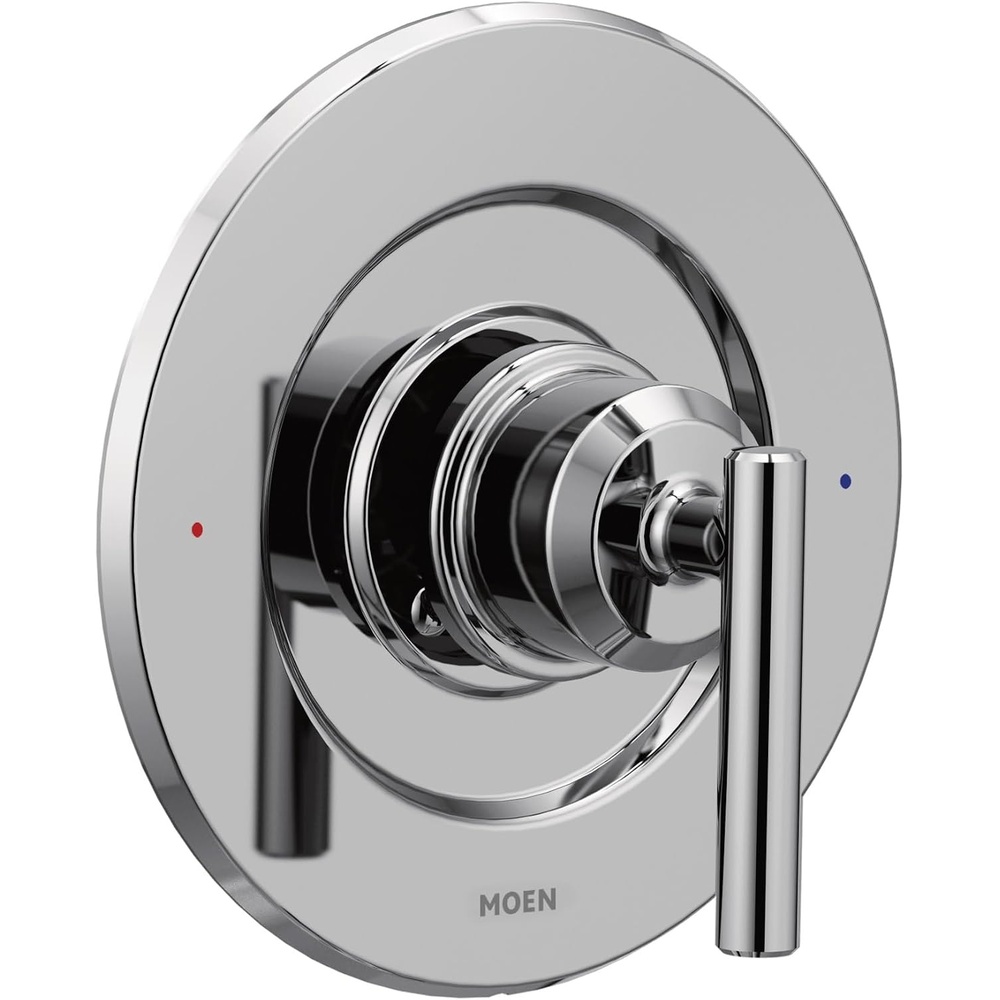 image:imageMoen Gibson Pressure Balancing Modern Shower Lever Handle PosiTemp Valve Required Matte Black T2901BLChrome
