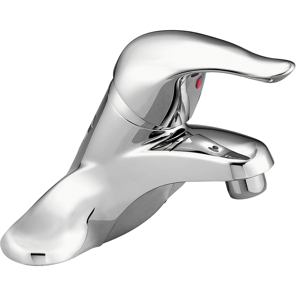 image:imageMoen L4601 Chateau 4Inch Centerset Single Handle LowArc Bathroom Faucet without Drain Assembly Chrome