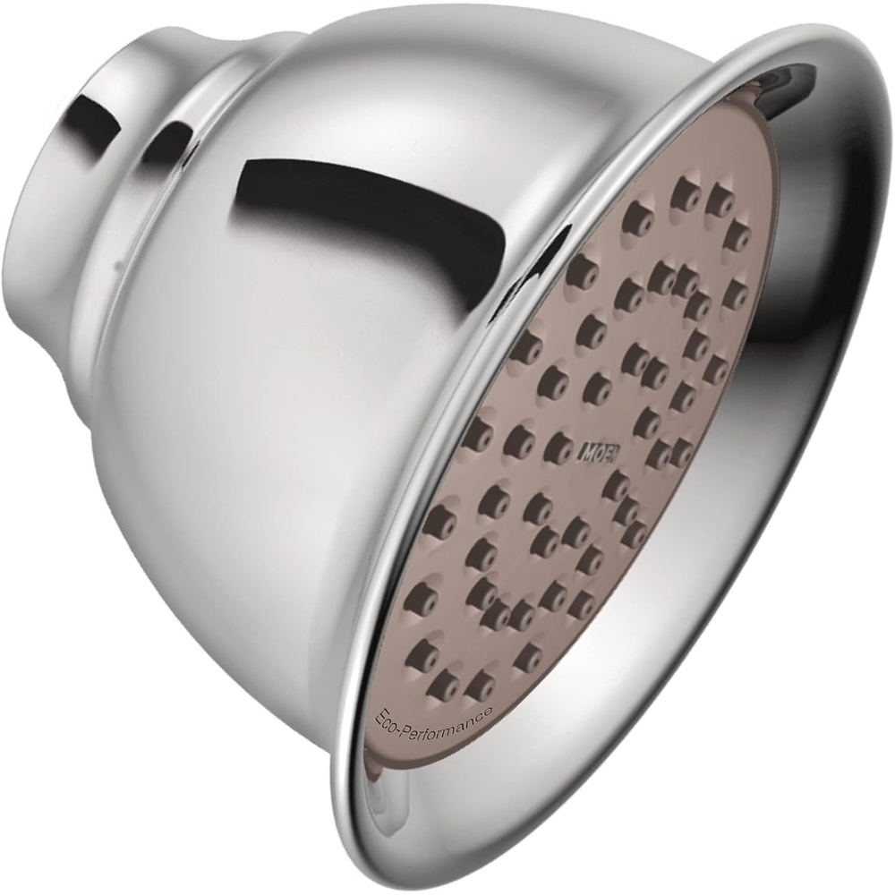 image:imageMoen Moenflo XL Chrome Single Function 438Inch Diameter Showerhead 6302Chrome