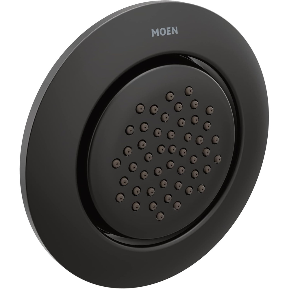 image:imageMoen Mosaic Matte Black Round SingleFunction Body Spray Valve Required TS1322BL