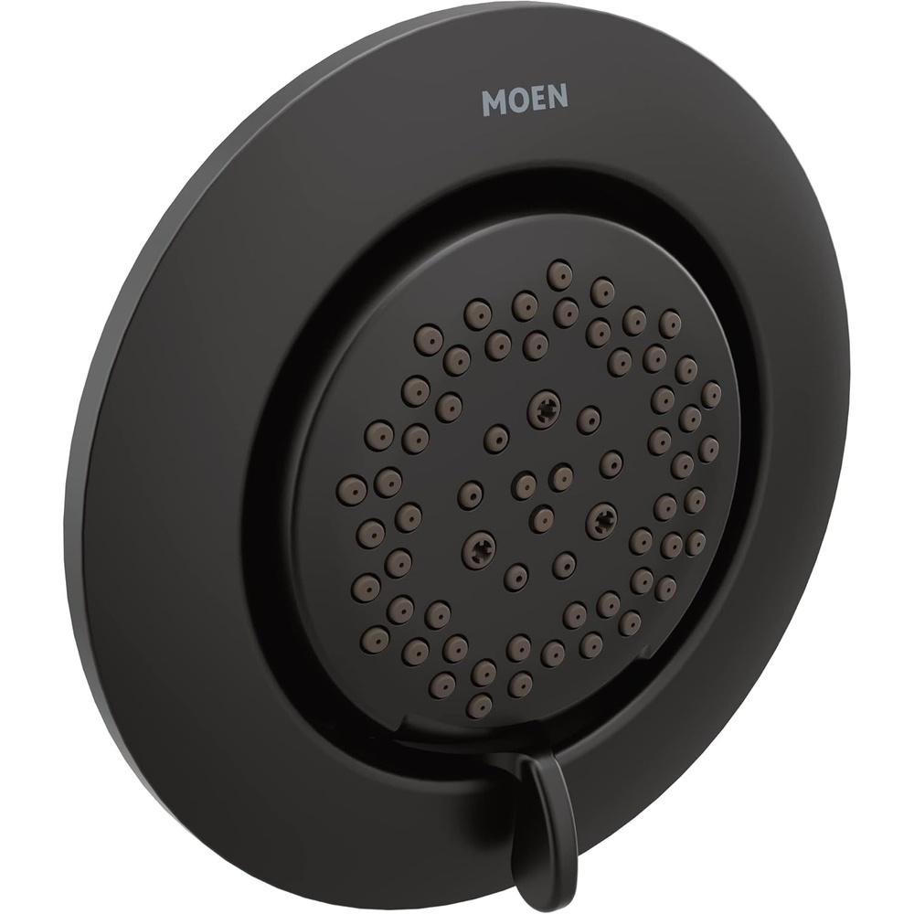 image:imageMoen Mosaic Matte Black Round TwoFunction Body Spray Valve Required TS1422BL