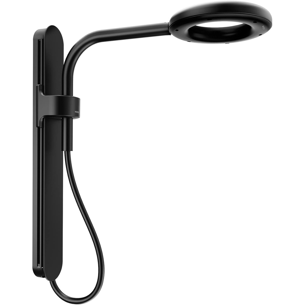 image:imageMoen N207R0BL Spa Shower Rainshower Matte BlackMatte Black