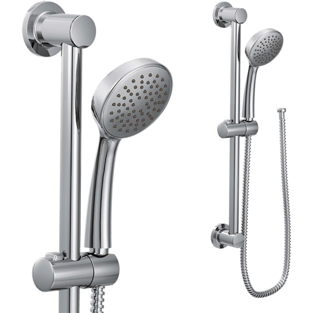 image:imageMoen Oil Rubbed Bronze EcoPerformance Detachable Handheld Showerhead with 24inch Slide Bar and 69inch Hose 3868EPORBChrome