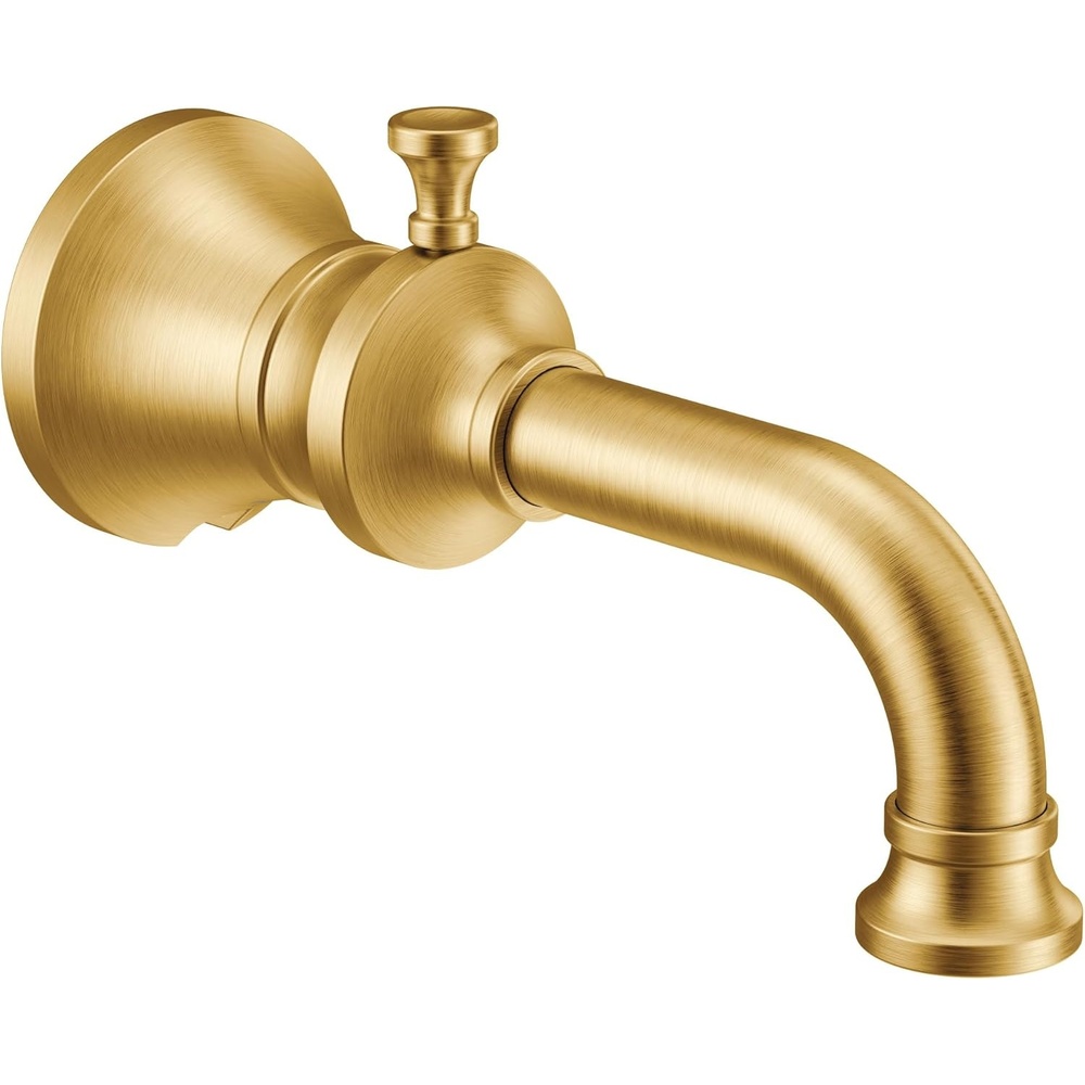 image:imageMoen S5000 Colinet Traditional Diverter Tub Spout with Slipfit CC Connection ChromeBrushed Gold