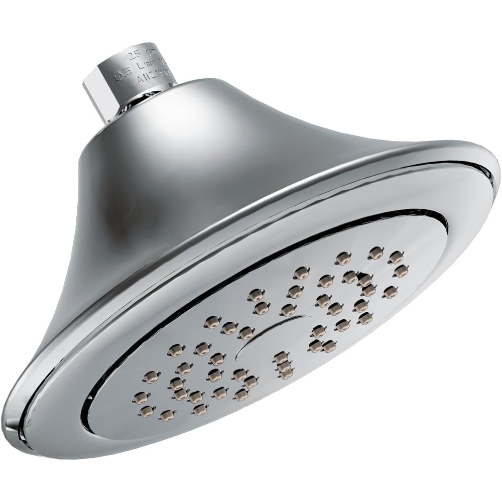 image:imageMoen S6335 Rothbury 612 SingleFunction Showerhead with 25 GPM Flow Rate Chrome