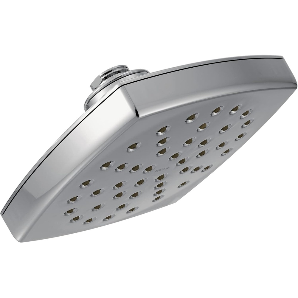 image:imageMoen S6365EPBN Voss 6 SingleFunction EcoPerformance Rainshower Showerhead with Immersion Technology Brushed NickelChrome