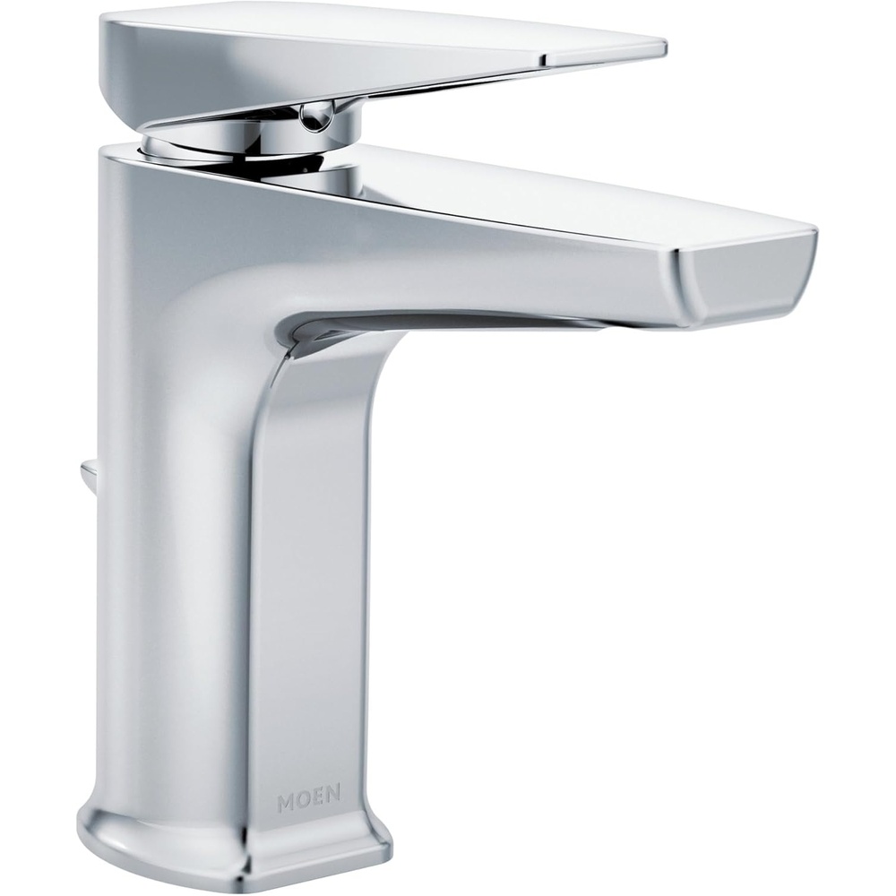 image:imageMoen S8000 Via OneHandle Modern Bathroom Faucet ChromeChrome