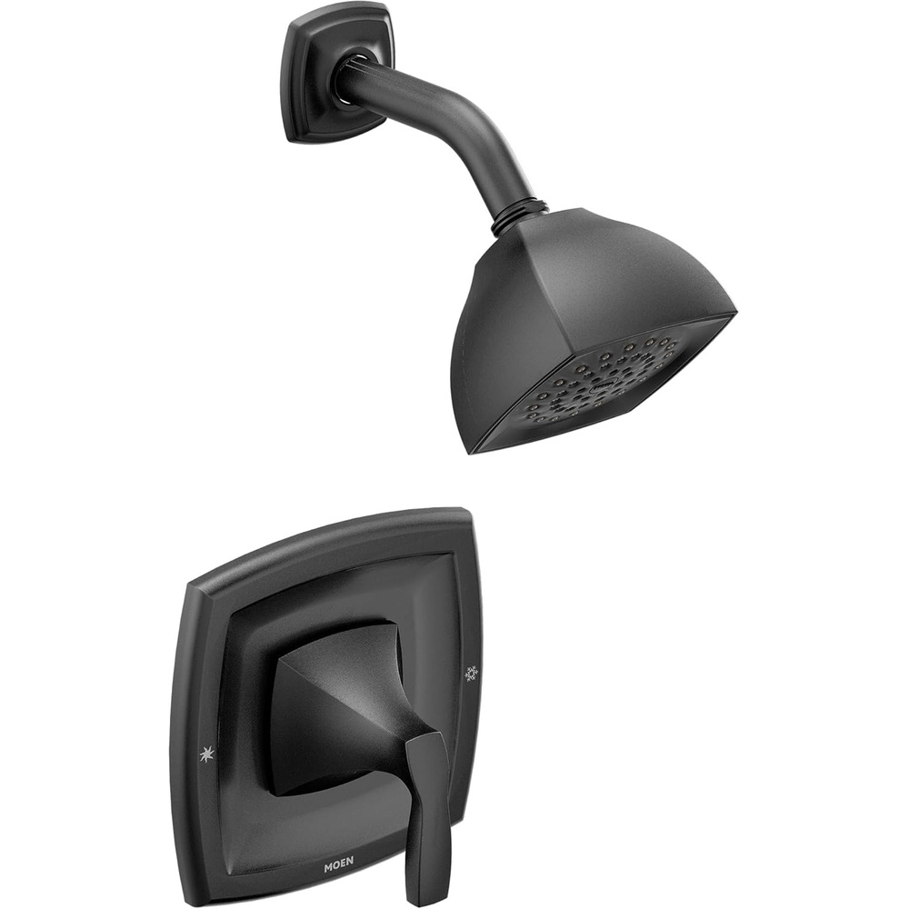 image:imageMoen T2692EPBLVoss PosiTemp Pressure Balancing Shower Trim Kit with EcoPerformance Showerhead Valve Required