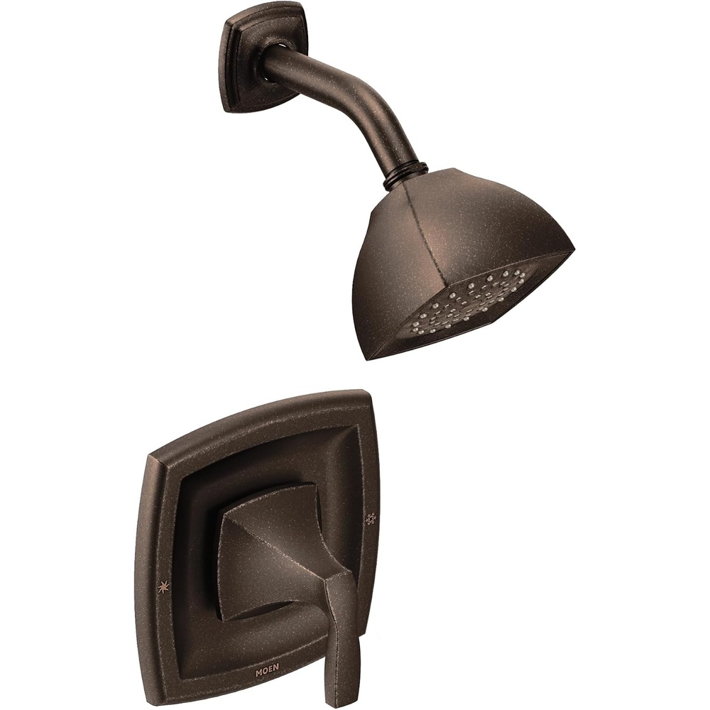 image:imageMoen T2692EPORB Voss PosiTemp Pressure Balancing EcoPerformance Shower Trim Kit Valve Required Oil Rubbed Bronze