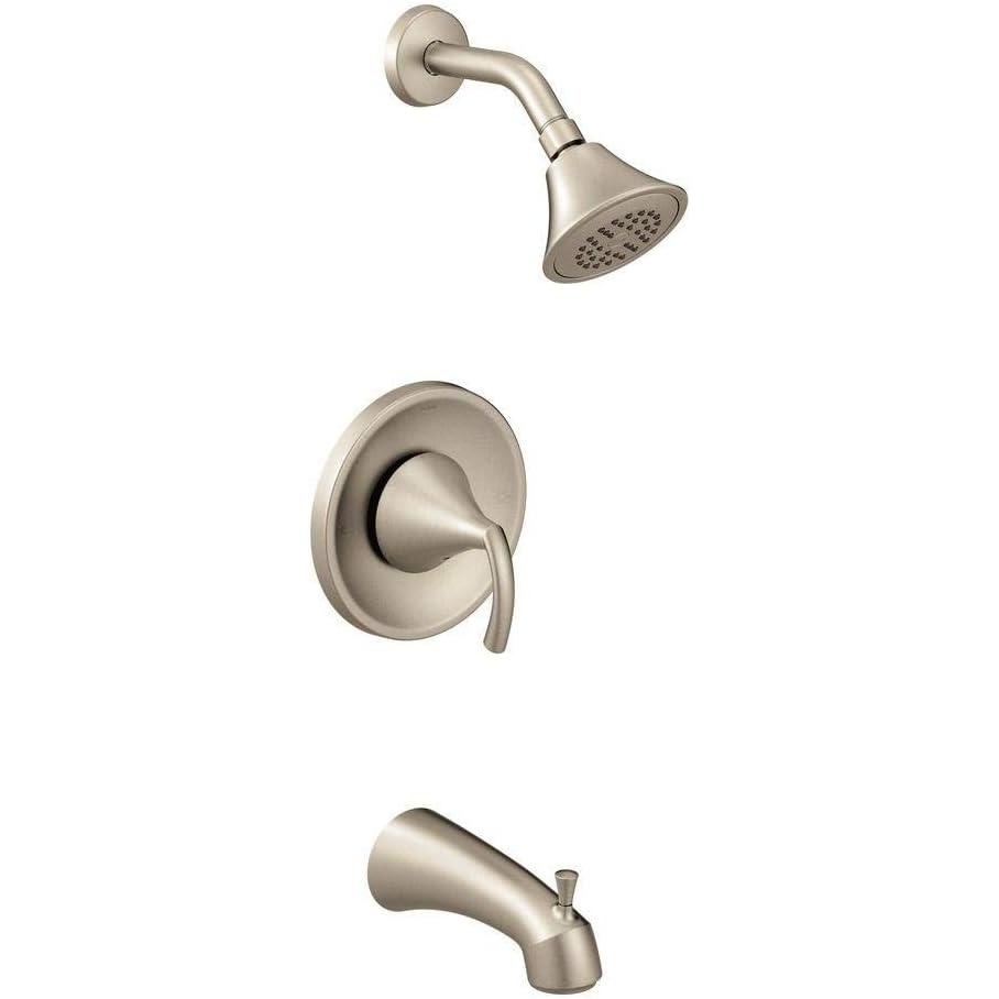 image:imageMoen T2743BN Glyde PosiTemp TubShower Faucet Brushed NickelBrushed Nickel