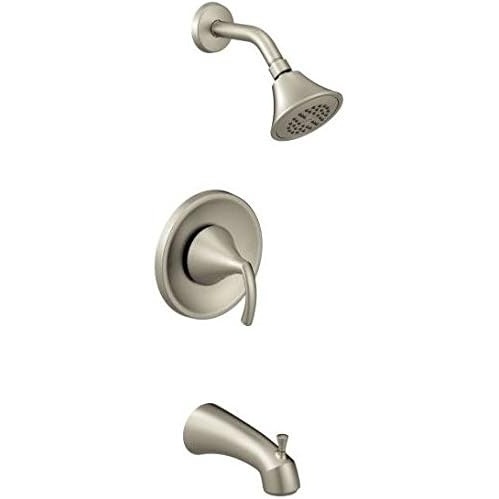 image:imageMoen T2743EPBN Glyde PosiTemp TubShower Faucet Brushed NickelBrushed Nickel