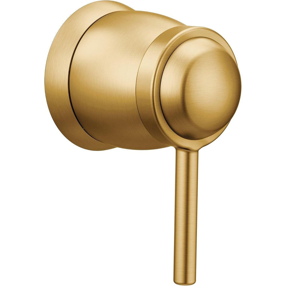 image:imageMoen T4292BL Align Volume Control Valve Trim Kit Valve Required Matte BlackBrushed Gold