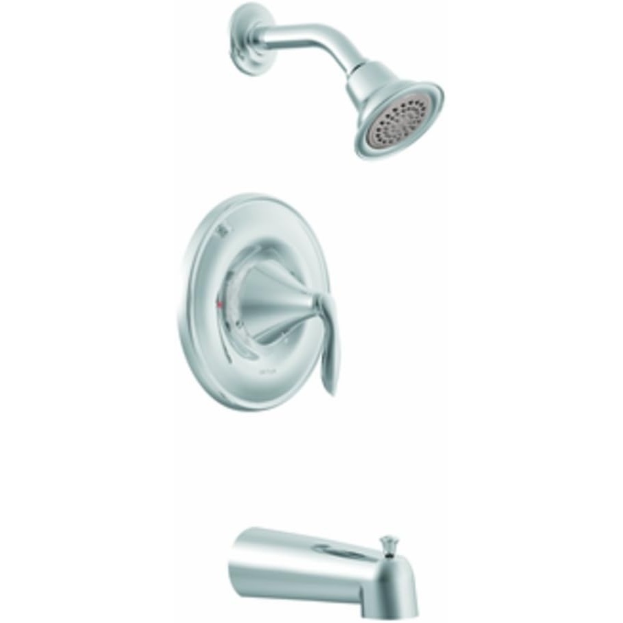 image:imageMoen T62133 Eva PosiTemp Tub and Shower Trim Kit without Valve Chrome