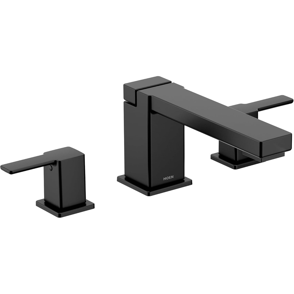 image:imageMoen TS913BL90 Degree TwoHandle Deck Mounted Roman Tub Faucet Valve Required