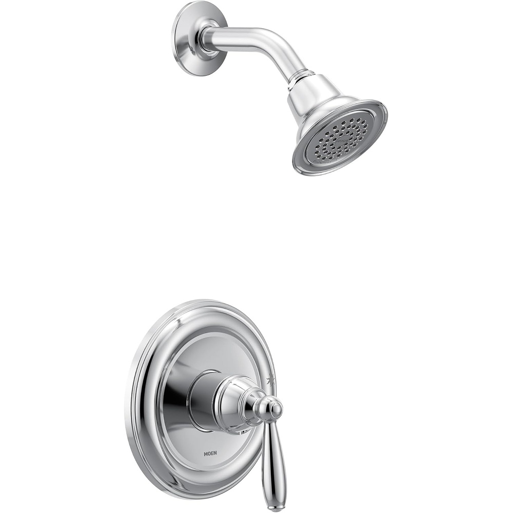 image:imageMoen UT2152EP Brantford MCORE 2Series 1Handle Tub and Shower Trim Kit Valve Required ChromeChrome