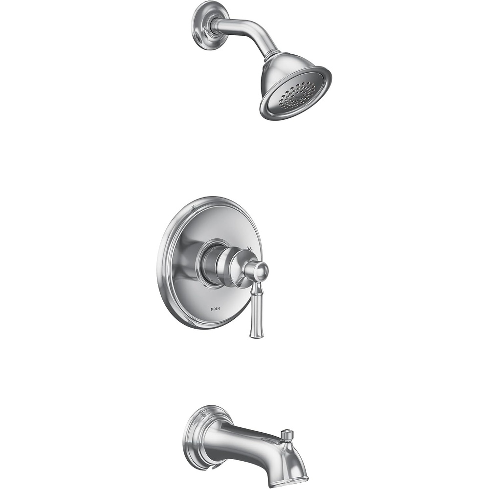 image:imageMoen UT2183EPORB Dartmoor MCORE 2Series 1Handle Tub and Shower Trim Kit Valve Required Oil Rubbed BronzeChrome