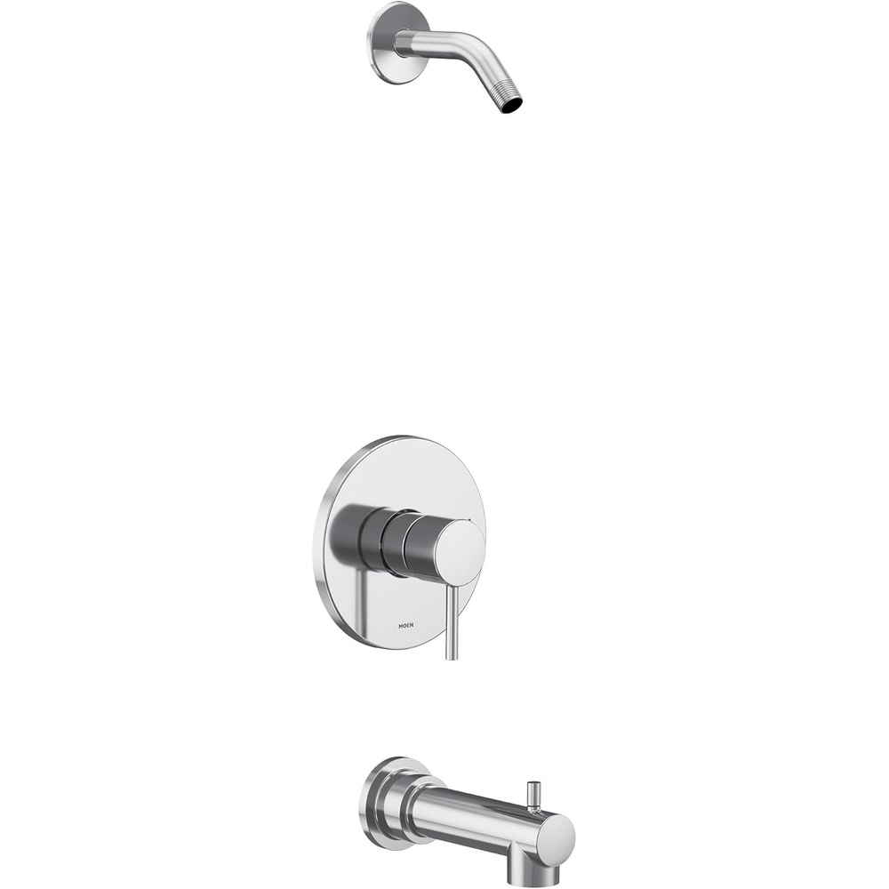 image:imageMoen UT2193NHBG Align MCORE 3Series 1Handle Tub and Shower Trim Kit Valve Required Brushed GoldChrome