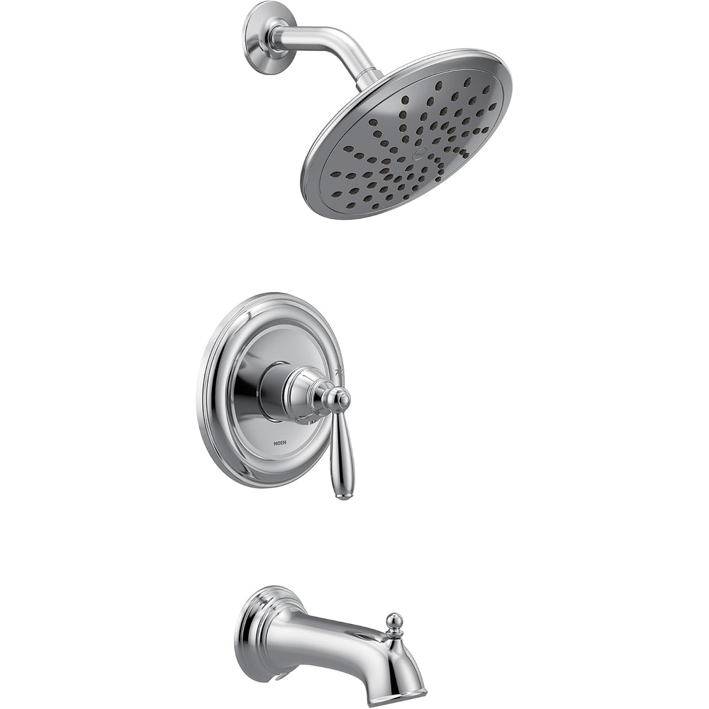 image:imageMoen UT2253EPORB Brantford MCORE 2Series 1Handle Tub and Shower Trim Kit Valve Required Oil Rubbed BronzeChrome