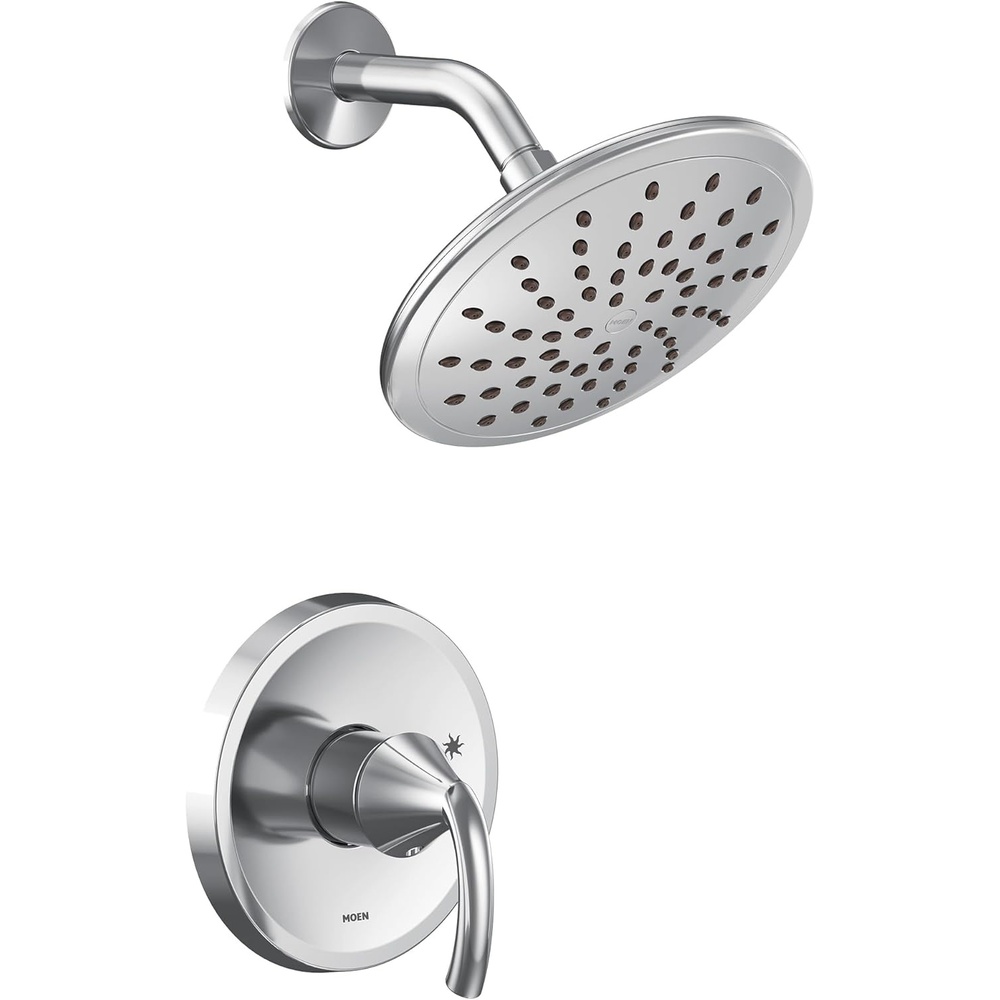 image:imageMoen UT2842EP Glyde MCORE 2Series 1Handle Shower Trim Kit Valve Required ChromeChrome