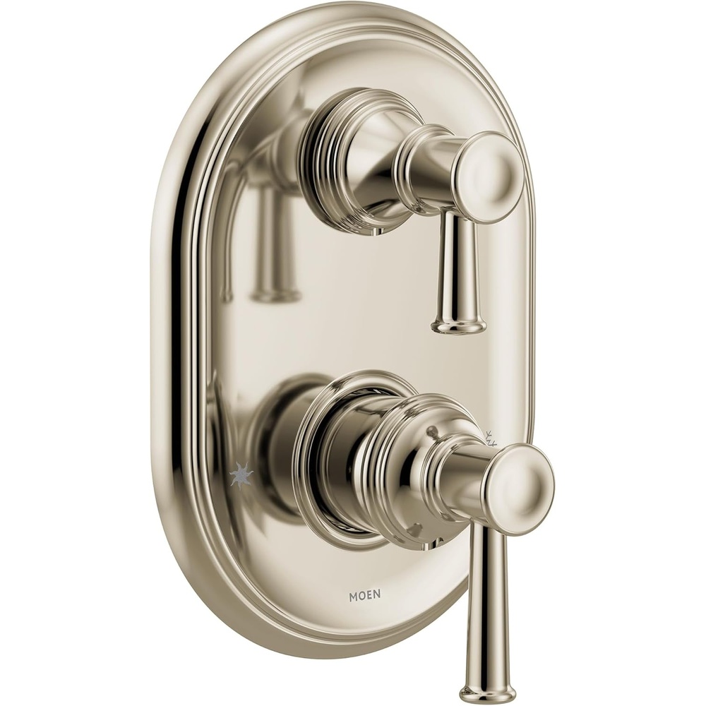 image:imageMoen UT3322ORB Belfield MCORE 3Series 2Handle Shower Trim with Integrated Transfer Valve Valve Required Oil Rubbed Bronze MCORE trim with transfer multifunction control valve required oil rubbed bronze finish shower system trimPolished Nickel