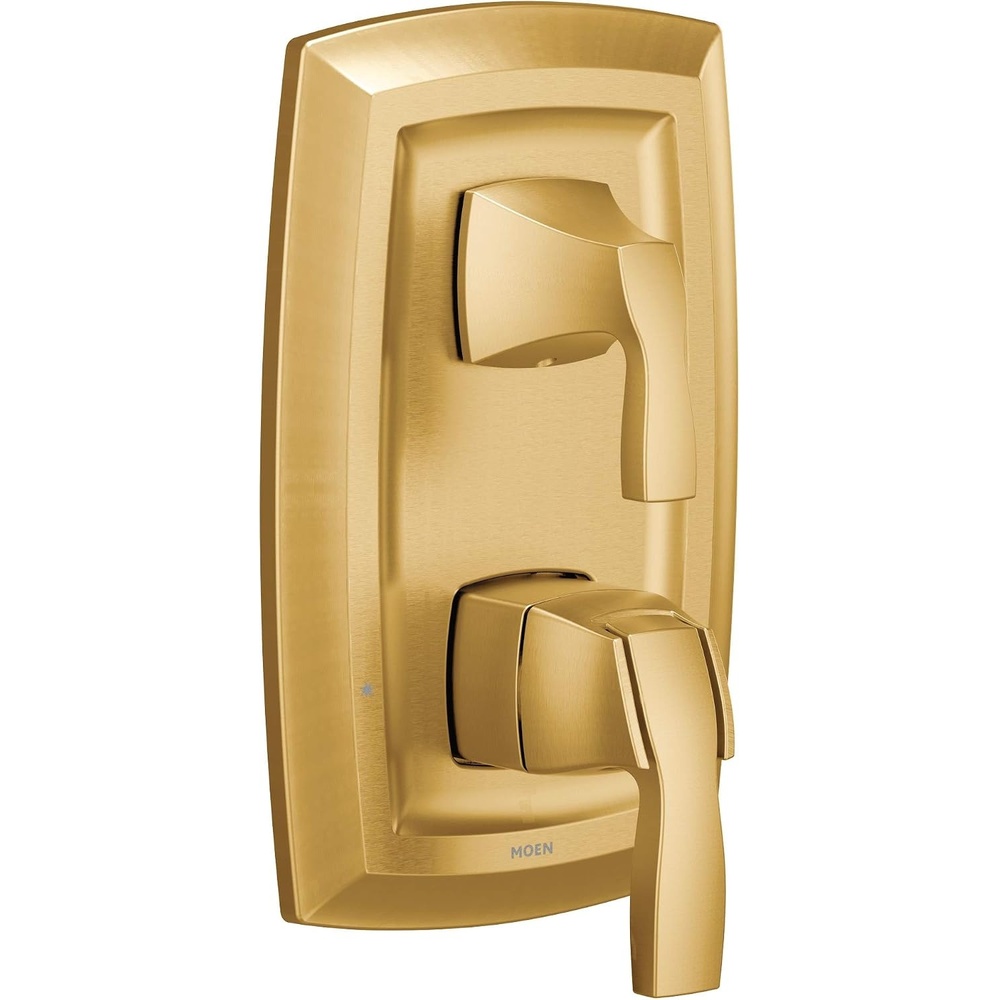 image:imageMoen UT3611 Voss MCORE 3Series 2Handle Shower Trim with Integrated Transfer Valve Valve Required ChromeBrushed Gold