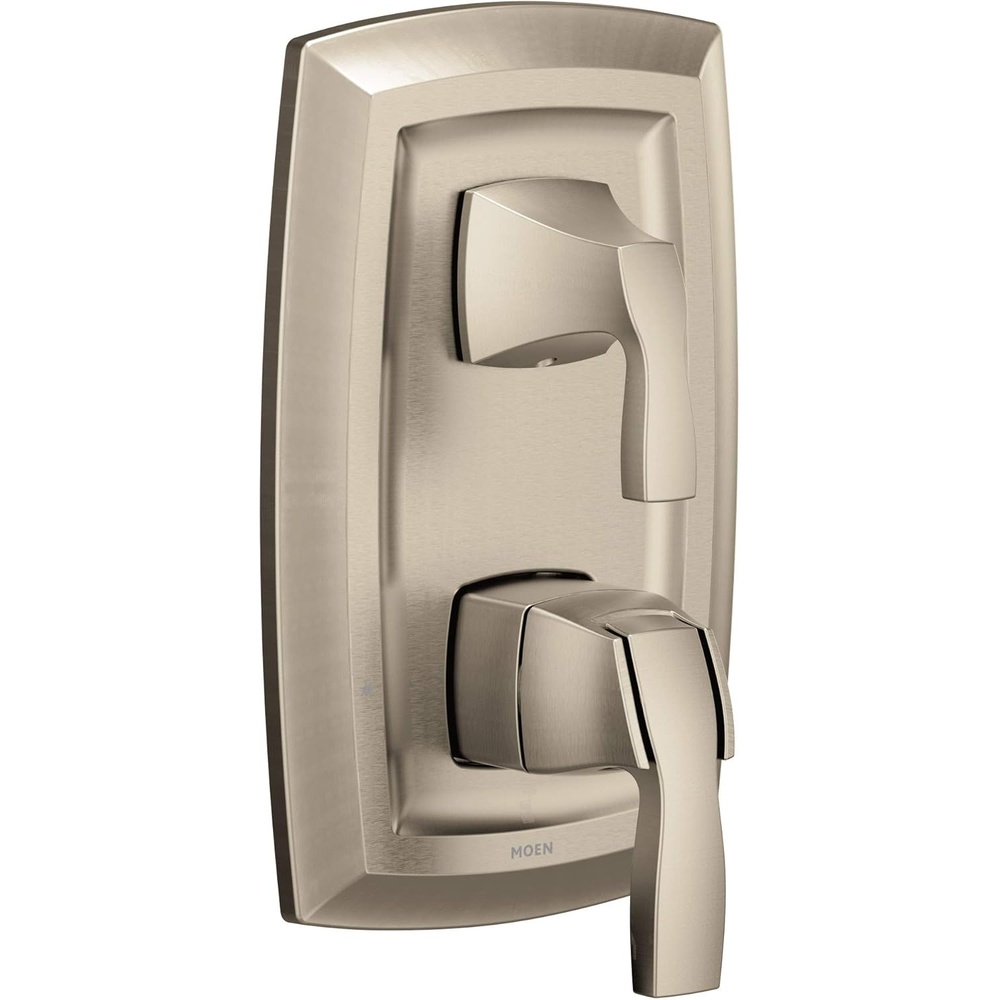 image:imageMoen UT3611 Voss MCORE 3Series 2Handle Shower Trim with Integrated Transfer Valve Valve Required ChromeBrushed Nickel